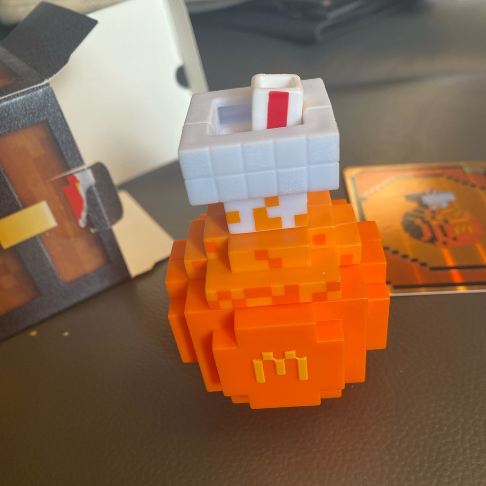 Minecraft McDonald’s soda potion toy